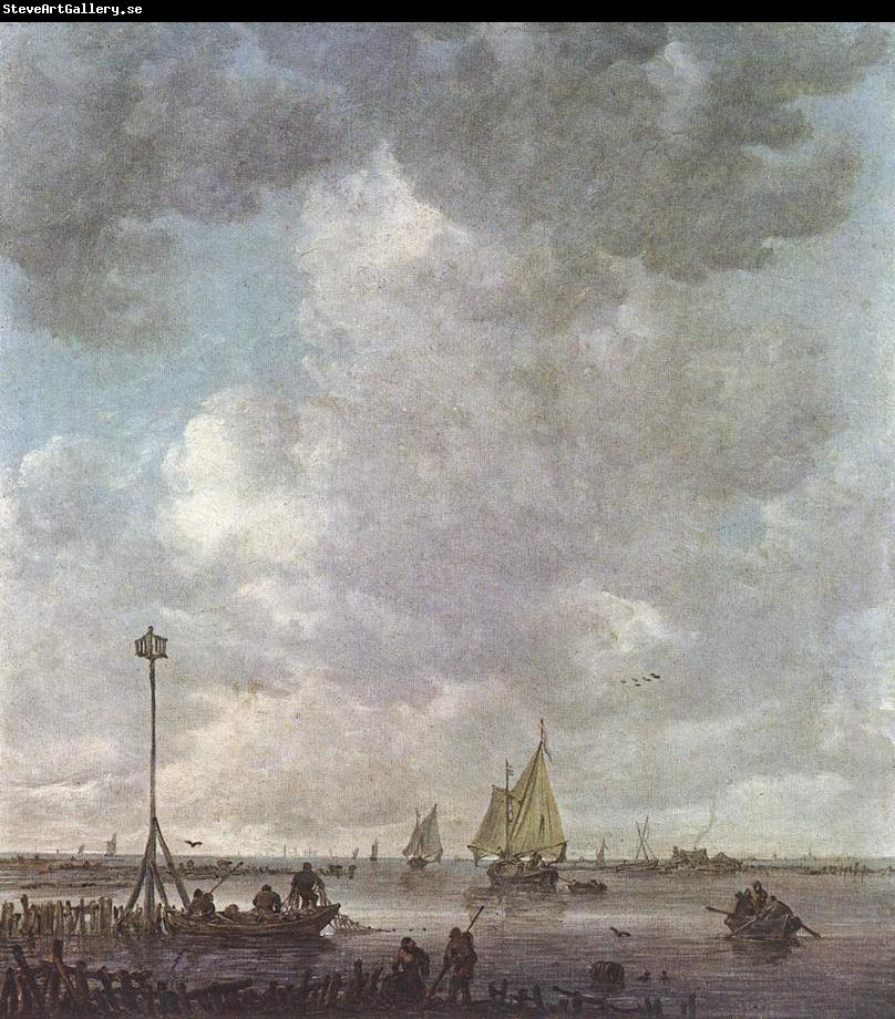 Jan van Goyen Marine Landscape with fishermen